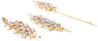 YouBella Jewellery Set for Women Gold Plated Wedding Bridal Traditional Choker Necklace Pearl Necklace Set Jewellery Set with Earrings for Girls/Women