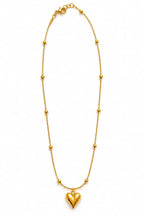 Aesthetic Anti-Tarnish Gold Heart Pendant Necklace