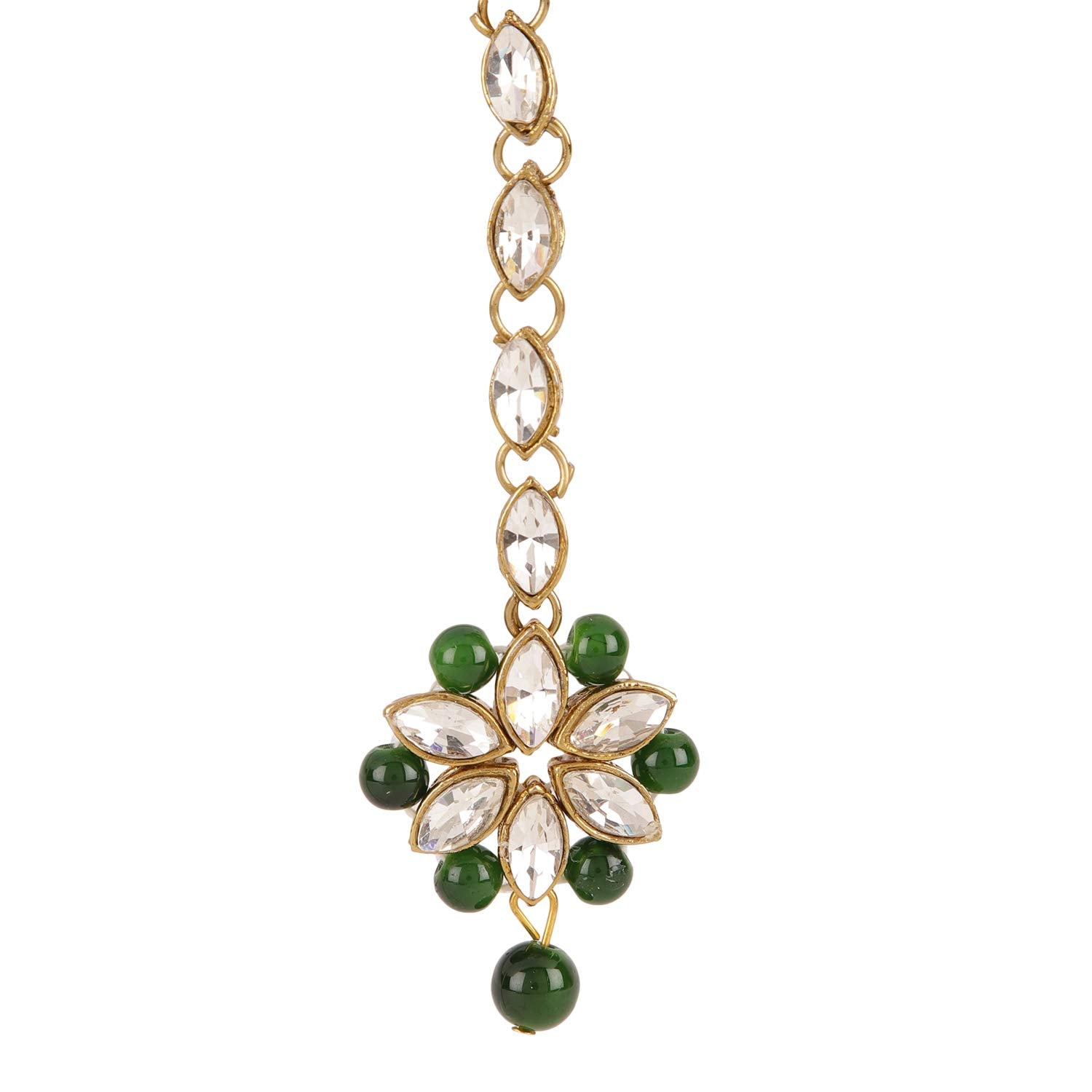 Shining Diva Fashion Latest Choker Design Antique Kundan Traditional Necklace Jewellery Set for Women