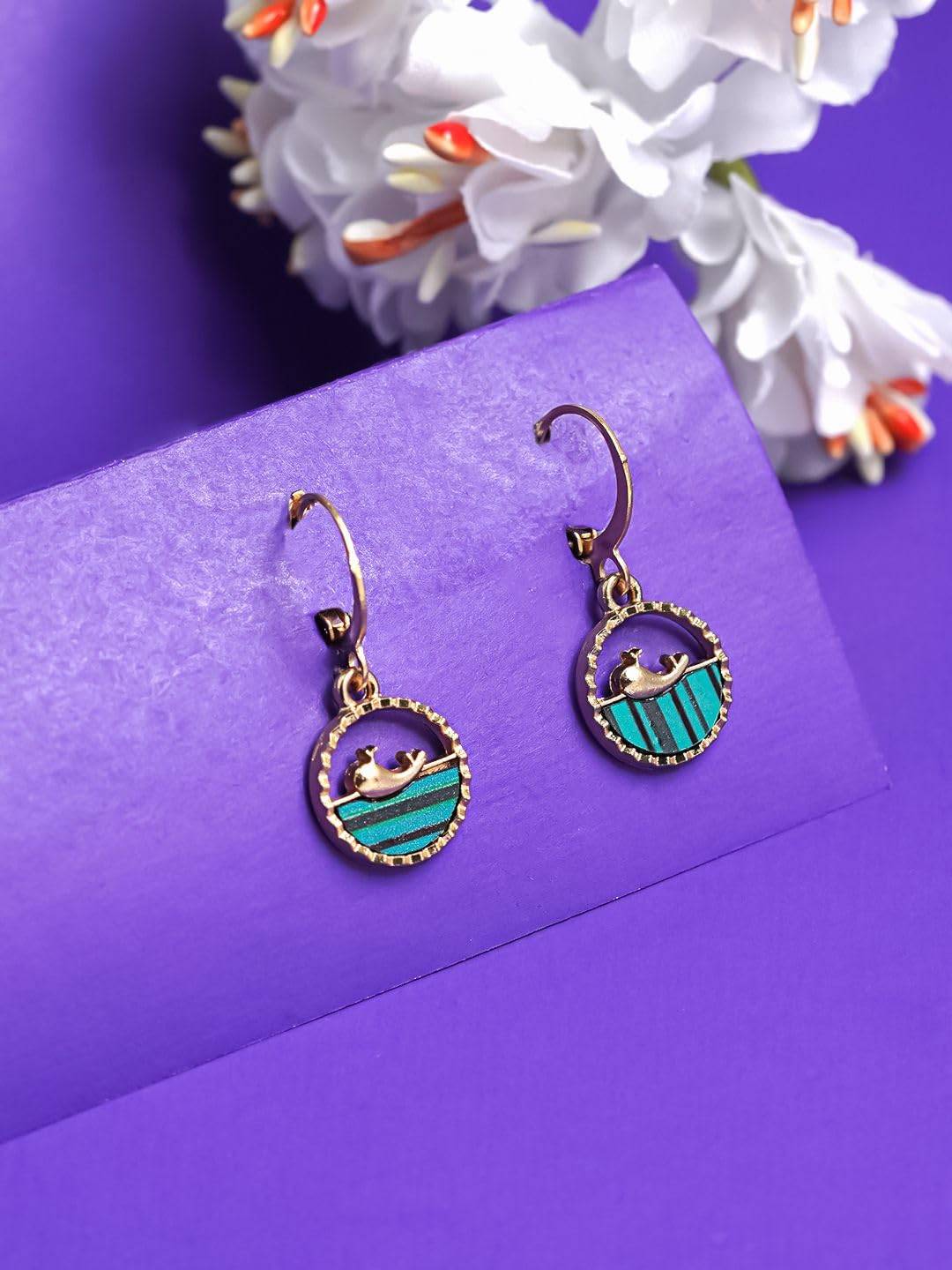 SEKOU Women Gold-plated Brass Jewellery Set with Elegant Design | 2 Neck Chain & 1 Earring| Fancy & Stylish | Ideal for Casual Outings, Parties, Daily Use & Gifts(DH-FK-LX-36-28-LX-ER-28)
