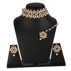 Shining Diva Fashion Latest Choker Design Antique Kundan Traditional Necklace Jewellery Set for Women